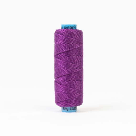 Passion Flower Perle Eleganza 100% Egyptian Cotton Sue Spargo by Wonderfil 3wt 5wt and 8wt