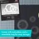 Creative Grids Non Slip Ruler Circles (5 Discs with Grips) SEE VIDEO