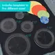 Creative Grids Non Slip Ruler Circles (5 Discs with Grips) SEE VIDEO
