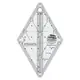 Creative Grids 60 Degree Tiny Diamond Ruler  CGR60DIATINY - SEE VIDEO