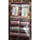 2 x Burgundy Floral Rainbows aka Jelly Roll Plus Free Buddies Star Quilt Pattern