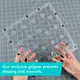 Creative Grids Perfect 10 Ruler CGRPERF10  - Image depicting the exclusive non slip grids on the ruler