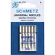Schmetz 90/14 UNIVERSAL Sewing Machine Needle - packet of 5 needles -  Needles Sized 90/14 are for Quilting Fabrics, Cotton, Velvet, Fine Corduroy, Linen, Muslin, light wool