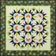 Arizona Cactus Quilt Pattern by Judy Niemeyer i Image of Quilt in the Original Colourway