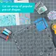Creative Grids Perfect 10 Ruler CGRPERF10 - Image depicting cutting a range of shapes