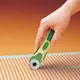 Clover 28mm Blades for Rotary Cutter 5 Pieces - image of 28mm rotary cutter in use