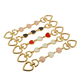 Heart Bag Handle Extenders - Image Showing All colours available