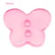 Pale Pink Butterfly Shaped Plastic Button