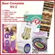Bear Floor Jelly Roll Rug Pattern and Kit (2 Kits Available)