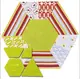 Hexagon Slices Patchwork Template - Meredithe Clarke Collection