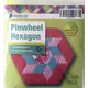 Pinwheel Hexagon Patchwork Template - Meredithe Clark