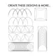 Archie Creative Grids Non-Slip Free Motion Quilting Tool / Ruler SEE VIDEO