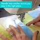 Shorty Creative Grids Non-Slip Free Motion Quilting Tool / Ruler SEE VIDEO