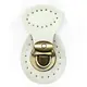 Genuine Leather 2 Piece Mortise Buckle Bag Clasp Multiple Colours Available