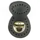 Genuine Leather 2 Piece Mortise Buckle Bag Clasp Multiple Colours Available