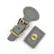 Genuine Leather 2 Piece Magnetic Bag Closure Clasp Multiple Colours Available