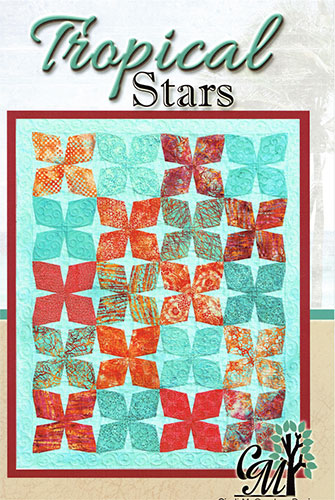 Tropical Stars - Quilt Pattern by Cindi McCracken Designs